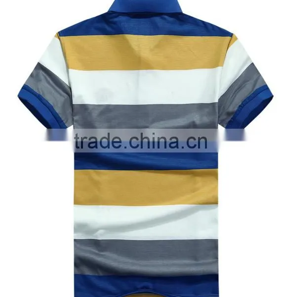 High Quality Mens Stripe Polo t Shirt Manufacturers photo-2