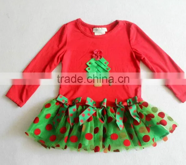 Wholesale Girls PettiSkirts Elastic Waistband Skirts Girls Chiffon Skirts Red Polka Dot Skirt Boutique Fluffy Pettiskirt photo-3