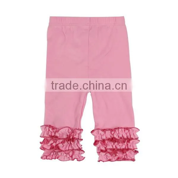 2017 Kids Clothing Girl Ruffle Pants Girl Capri Baby Icing Ruffle Sew Sassy Icing Legging photo-6