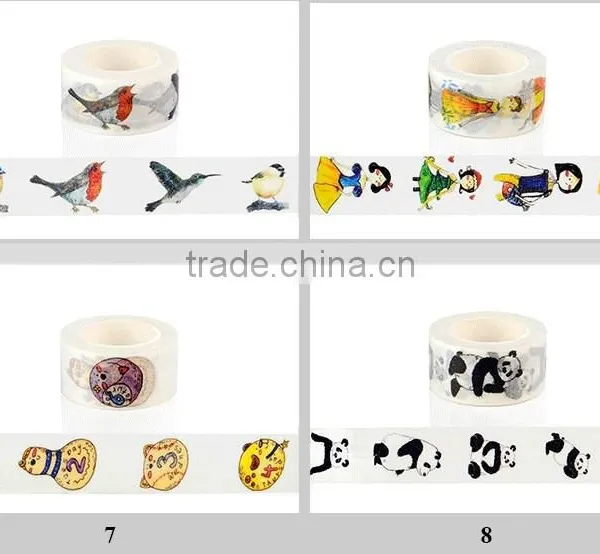 12 Patters Japan Washi Tape 2cm*10m Decorative Paper Tape photo-5