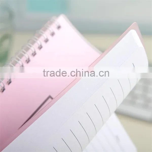 A6/64K,A5/25K,B5/18K PP Cover Notebook Cheap Customizable Wire-o Binding Writing Notebook photo-3