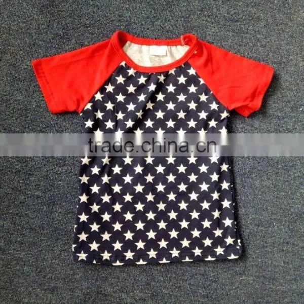 Wholesale Short Sleeves Customize Kids Raglan t Shirt Boys Icing Ruffle Raglan photo-5