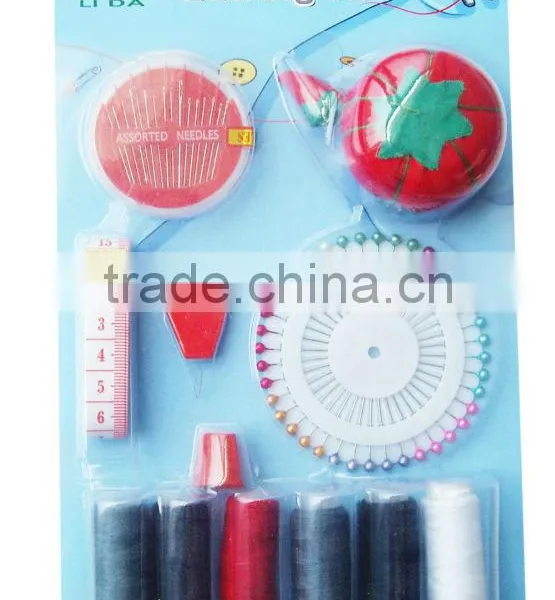 Decorative Pearl Head Pins Hotel Mini Sewing Kit photo-2