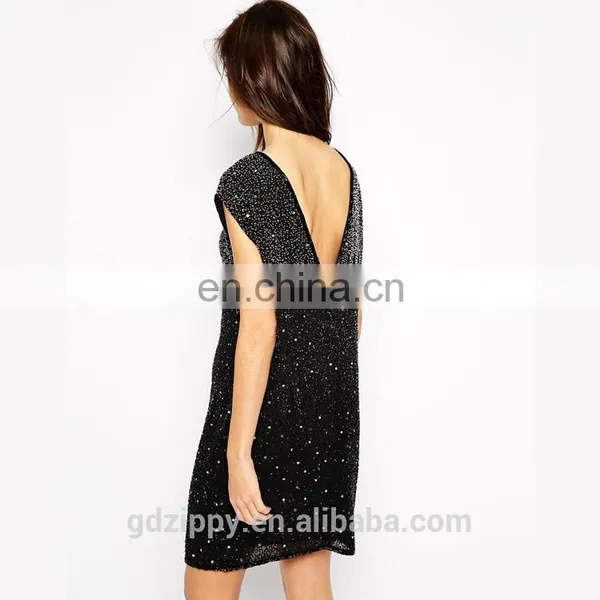 2015 Women Dress Onling Shopping Women Wholesale Sequin Dress photo-4