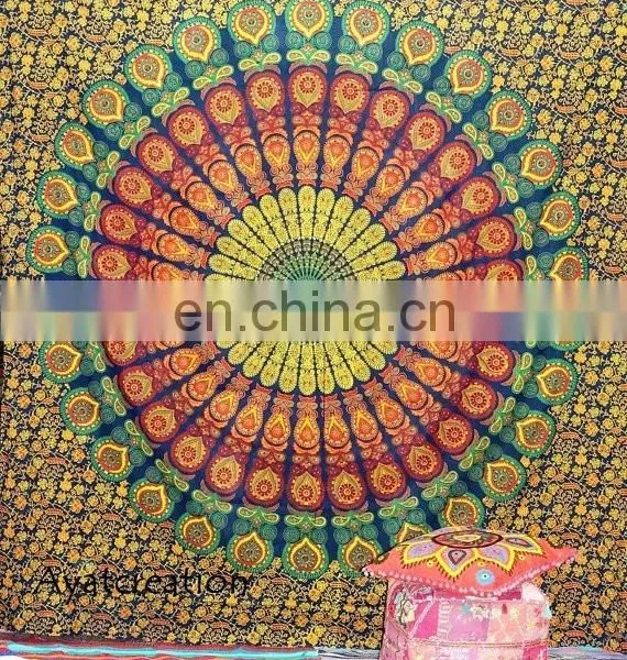 Mandala Hippie Tapestry Wall Hanging, Mandala Tapestry, Mandala Wall Art Mandala Wall Hanging Indian Tapestries