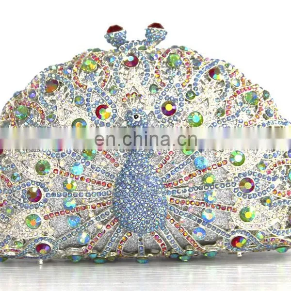 2016 Crystal Rhinestone Handbag Evening Clutch Bag Women Purse photo-3
