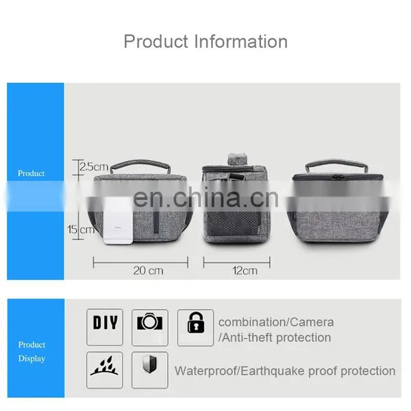 Wholesale Nylon Camera Bag,Drop Shipping Waterproof Backpack,Phone Bag,Shoulder Bag With Handle,Shoulder Strap for DSLR Cameras photo-5