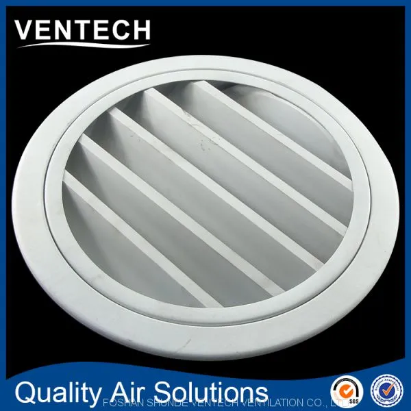 Building Internal Fixed Aluminium Louvre Air Ventilation Grille External Weather Ventilation Louver photo-5