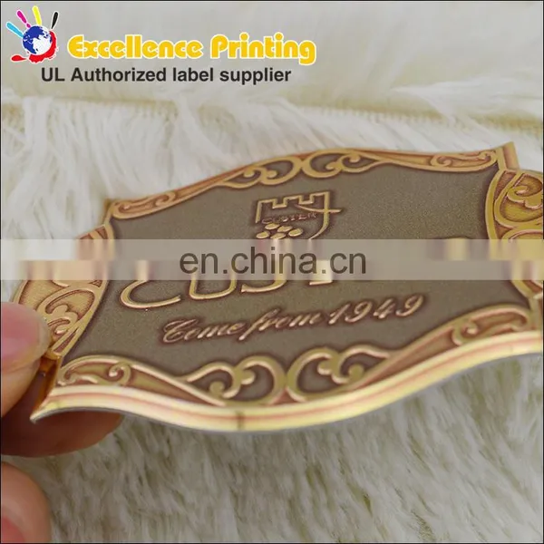 Professional OEM Supply Customized Aluminum Metal Sticker photo-3