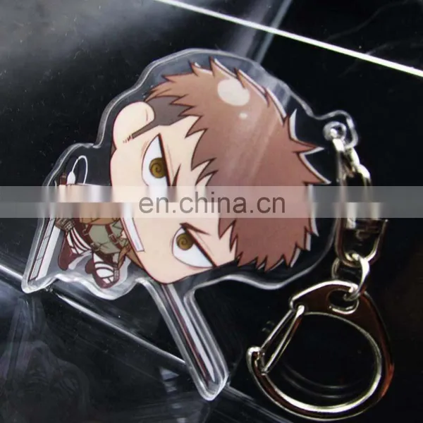 PMMA Material Cartoon Cute Blank Acrylic Keychain photo-5
