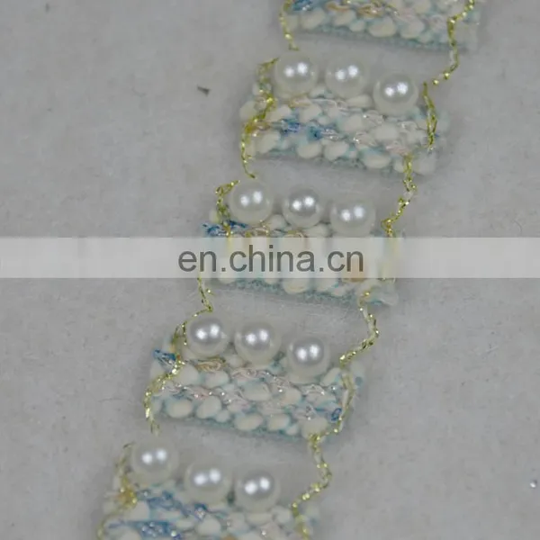 Italian Design Pearl Beads Trim for Dresses Decoration photo-3
