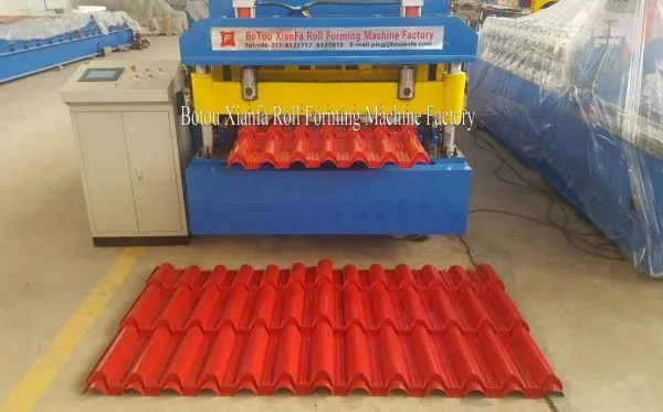 High Quality Glazed Roofing Sheet Roll Forming Machine photo-3