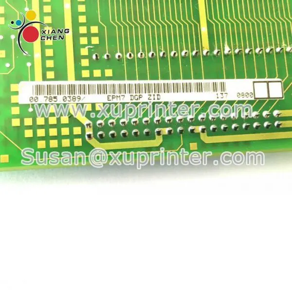 00.785.0389 Heidelberg EPM-DGP-ZID SW 023.0 Circuit Board Heidelberg Offset Printing Machine Spare Parts