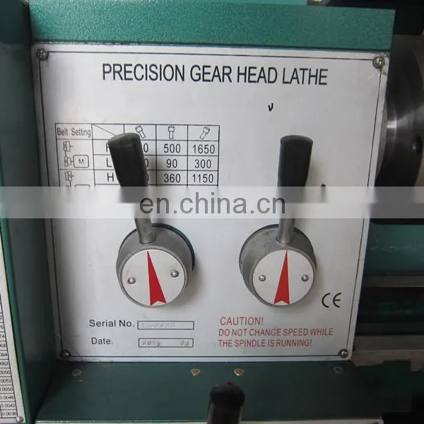 38mm Bore CQ6133 Hobby Turning Tool Cheap Precision Bench Lathe Machine With CE photo-2