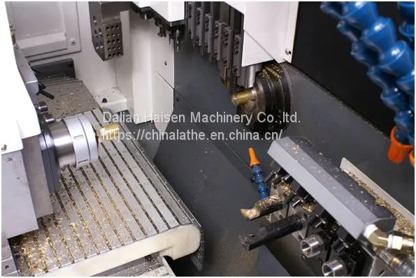 SH325-2 32mm 5 Axis China CE Certificate With Korea Technology Professional Spindle Box Moving CNC Swiss Automatic Lathe photo-4