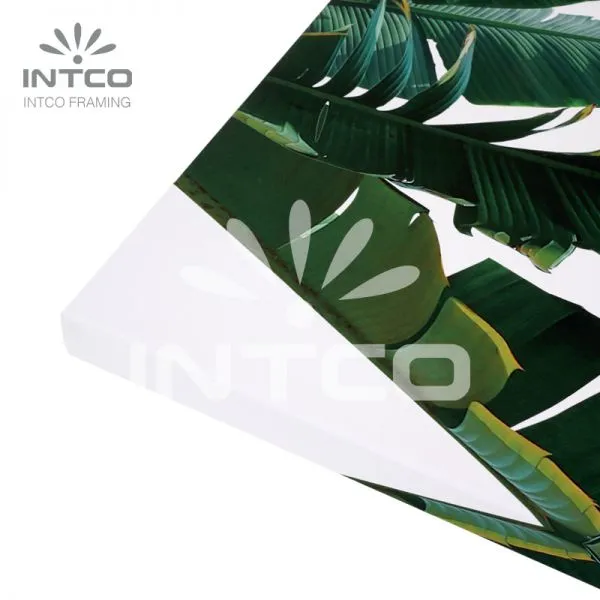 Bedroom Canvas Wall Art Green Tropical Green Leaves Minimalist Watercolor Canvas Painting Bedroom Wall Decor Monstera Plant 3 Pieces Canvas Art Set photo-5