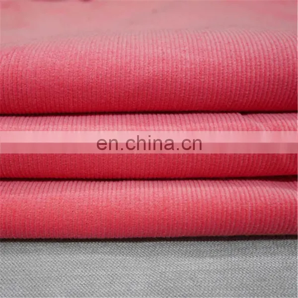 High Quality 100% Polyester Without Spandex Soft 16 Wale Corduroy Fabric For Pant/garment photo-3