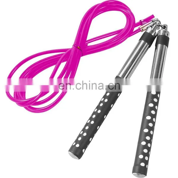 Adjustable Fitness Cable Rope Aluminum Handle Jump Ropes photo-7