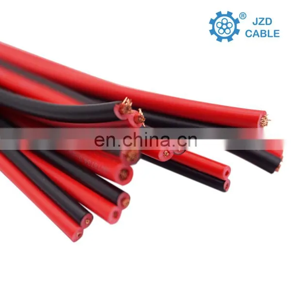 Twin Flat Wire Flexible White Black Red Color Speaker Cable photo-4