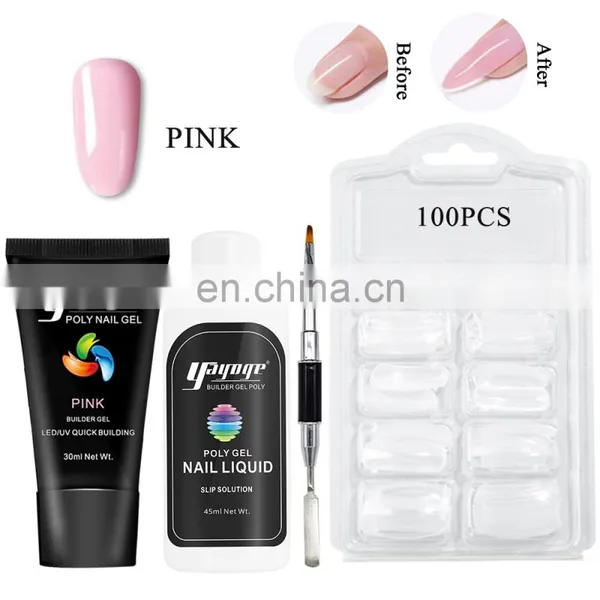 Dropshipping Products 2021 Beauty Personal Care Acrylic Nail Set Extension 30ml 4pcs UK Warehouse in Stock photo-3