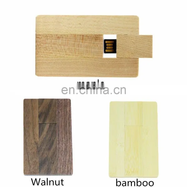 Wooden/Bamboo Card Series USB 2.0 Memory Stick Flash Pen Drive 4GB-32GB photo-3