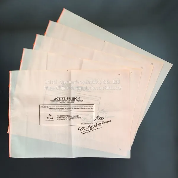Custom Plastic Packaging Bag With Zipper for Clothing photo-2