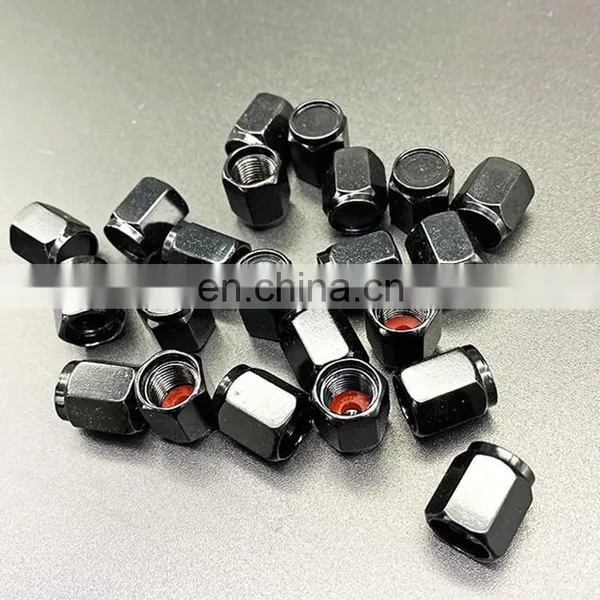 Aluminum Tire Valve Caps Hex Design Air Dust Stem Covers Wheel Tyre Air Caps Universal Schrader Valve Caps photo-4