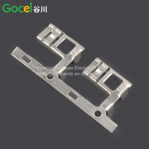 6.3 Flag Plug Spring Horizontal With Brass Tin Plated Terminal Block 250 Flag Plug Spring Plug-in Connector photo-2