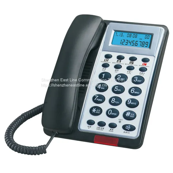 Hotel Phone Business Landline Telephone With Memory Keys