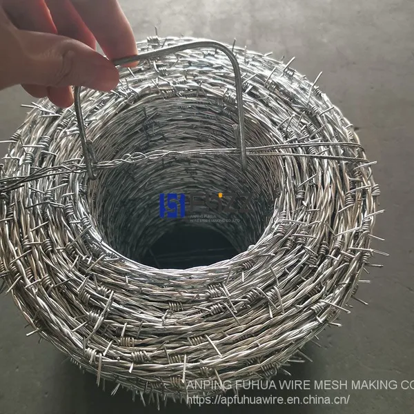 Alternation Torsion Galvanized Barbed Wire Gauge 16.5 Lenght 400m for Barbed Wire Fencing photo-2