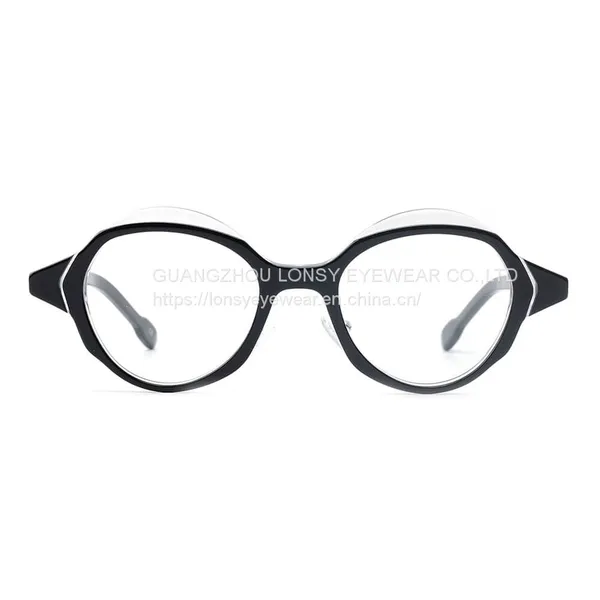 2022 Spectacle Frame Handmade Cellulose Acetate Eyeglass Frame photo-5
