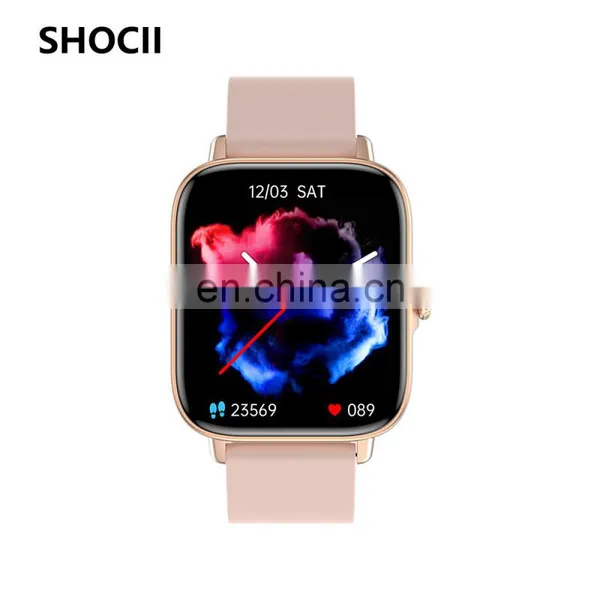2022 1.7inch Full Touch Body Temperature T46S Call Phone Functional Ai Voice Body Temperature Smartwatch With Box photo-4