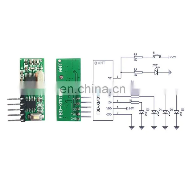3 Channel Remote Control Receiver Rf Module 433mhz Car Remote Control Control Remote photo-5