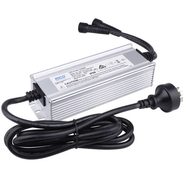 12VDC 12500mA 150Watt Aluminum IP67 Waterproof LED Driver With Waterproof DC Connector