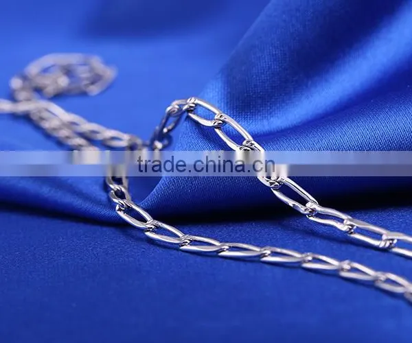2015 Funky Chains Rhodium Plated Brass Chain Beautiful Ellipse Necklace photo-6