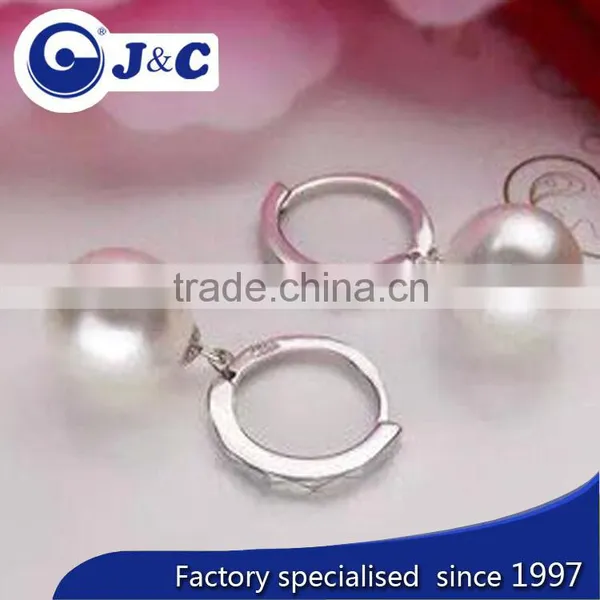 Real Nature Back Pearl Earring,pearl Eardrop,pearl Ear Stud photo-3