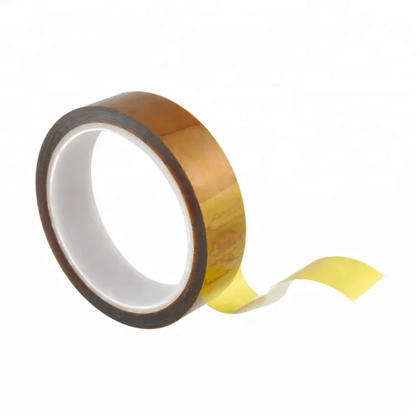High Resistant Soldering Electrical Amber High Temperature Masking Polyimide Silicone Adhesive Tape photo-2