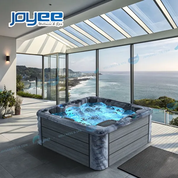 Joyee Garden Spa Jacuzzis 6 Persons China Top Factory Hot Sale Outdoor Hot Tub Manufacturer I Model: Portland