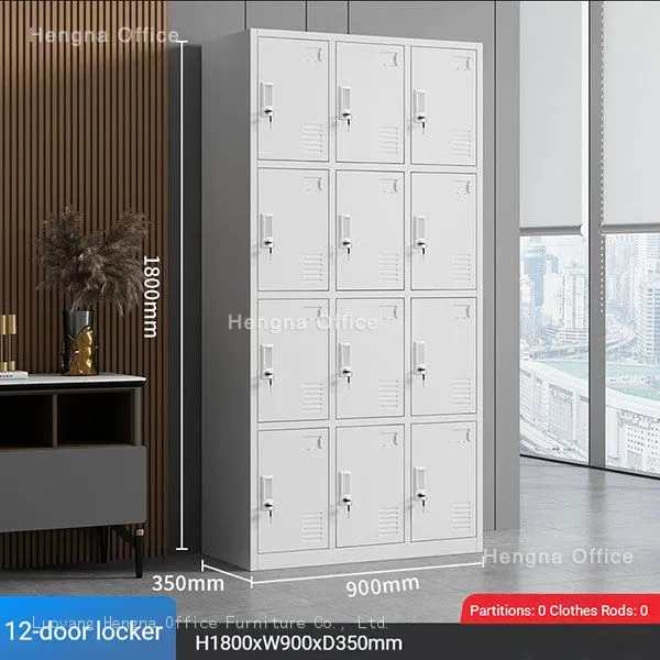 Heavy Duty Steel Locker SL-1203 | Warehouse & Logistics Employee Storage – 12 Door Metal Locker With Load Bearing Plates & Vent Holes photo-4