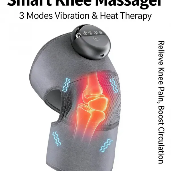 Smart Knee Massager With Heat & Vibration Therapy MH-P077 photo-2