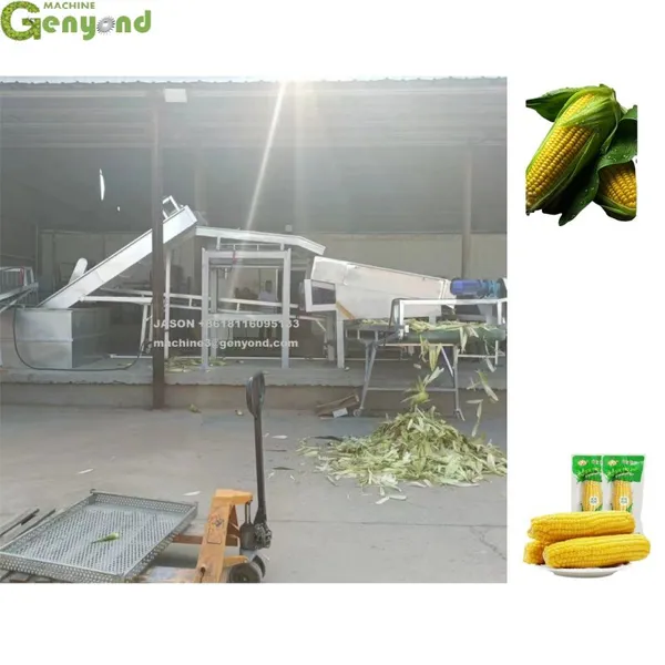 Industrial Automatic Customized Fresh Corn Processing Production Line photo-5