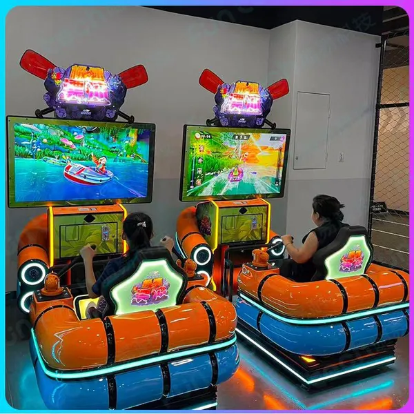 Children's Amusement Park Rowing Elite Entertainment and Leisure Arcade Game Entertainment Rowing Boat Coin - Operated and qr - Code Payment Amusement Machine Equipment photo-2