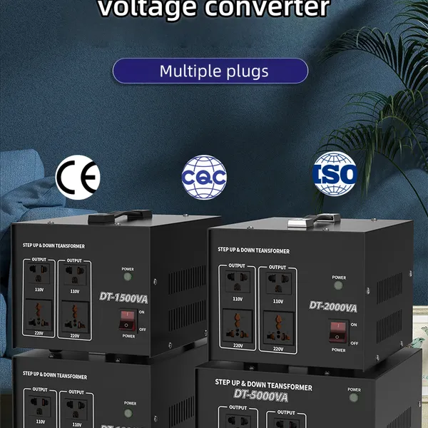 Industrial Step Down Transformer 220V-240V to 110V-120V 50Hz to 60Hz 5000W Pure Copper Winding photo-4
