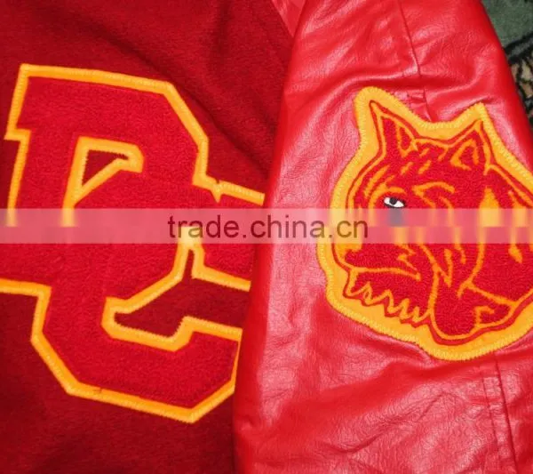 Custom Varsity Jackets Genuine Leather Sleeves Wholesale Blank Varsity Jackets photo-3