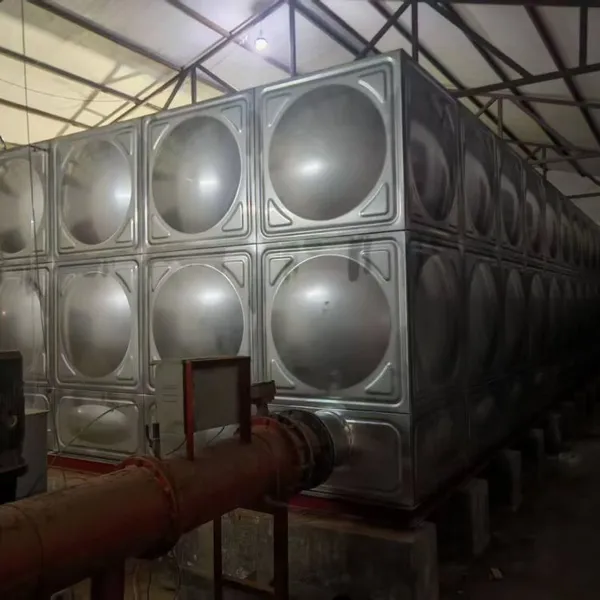 Tanque de agua seccional de acero esmaltado de alta calidad para suministro de agua caliente en baño