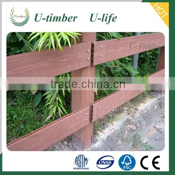 Wood Plastic Composite Fence Panels With Fine Made Accessories photo-2