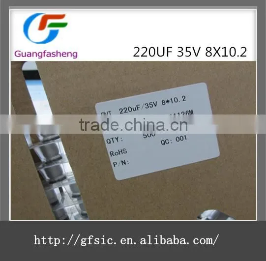 (hot Sale)220UF 35V 8X10.2 photo-2