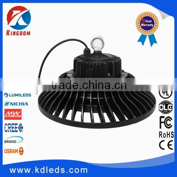140lm/w DLC ETL CE FCC IP65 PIR Sensor Industrial 100w 120w 200w 150w UFO Led High Bay Light photo-6