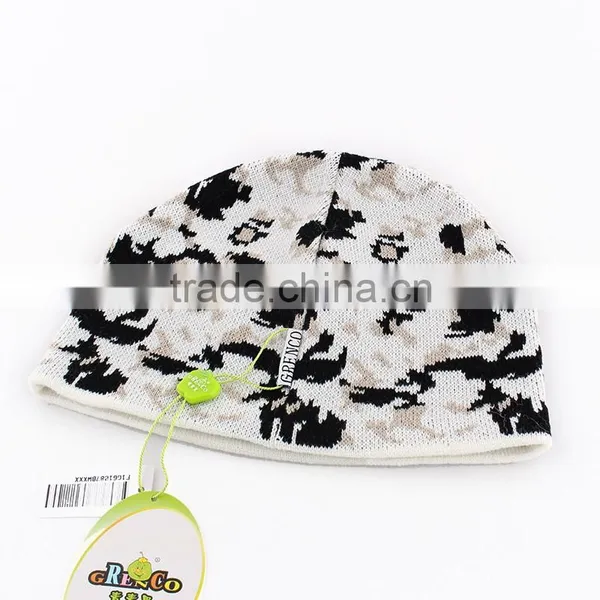Wholesale Keep Warm Cashmere Wool Knitted Hat for 2-15years Old Children photo-3