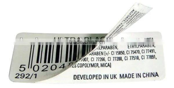 2012 Best Price Bar Code Labels